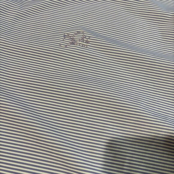 Donald Ross Golf Polo Shirt Men's XL Purple Lavender Striped Short Sleeve Poly - Picture 8 of 11